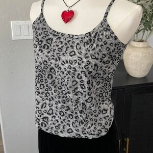 Vintage-Inspired Leopard Print Cami Top – Y2K‎ Style